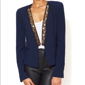 BCBG Cain embellished blazer